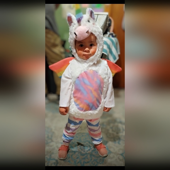 CUTE UNICORN INFANT HALLOWEEN COSTUME 🎃 SIZE 12-18MNTHS - Picture 4 of 14